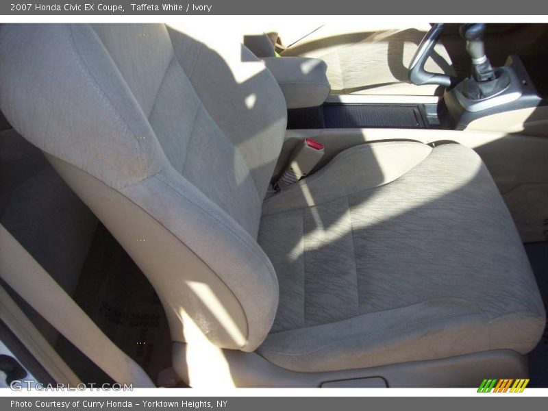 Taffeta White / Ivory 2007 Honda Civic EX Coupe