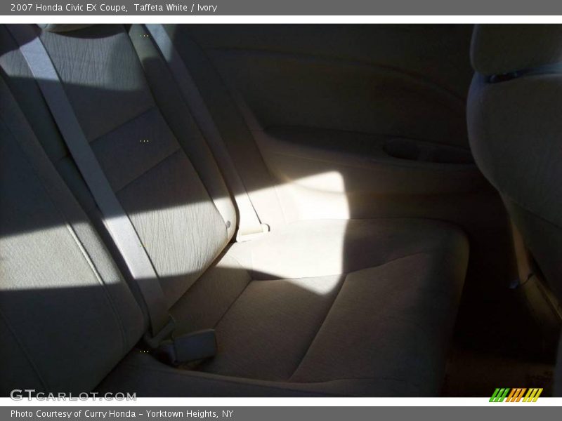 Taffeta White / Ivory 2007 Honda Civic EX Coupe