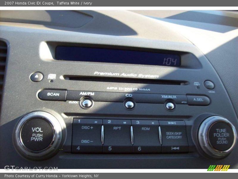 Taffeta White / Ivory 2007 Honda Civic EX Coupe
