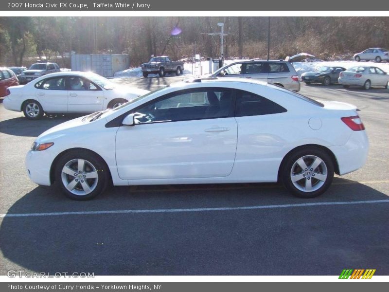 Taffeta White / Ivory 2007 Honda Civic EX Coupe