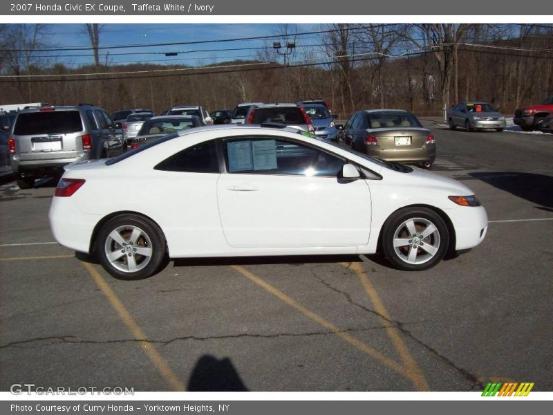 Taffeta White / Ivory 2007 Honda Civic EX Coupe