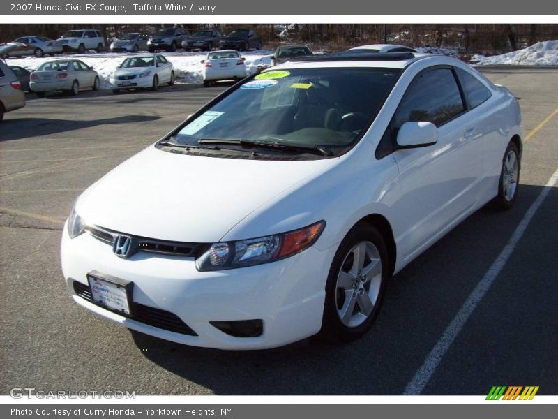 Taffeta White / Ivory 2007 Honda Civic EX Coupe