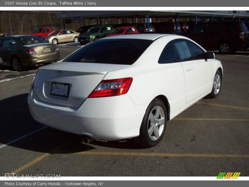 Taffeta White / Ivory 2007 Honda Civic EX Coupe
