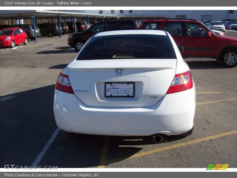 Taffeta White / Ivory 2007 Honda Civic EX Coupe