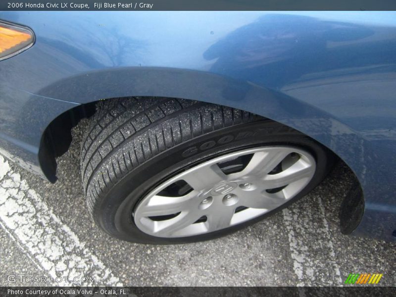 Fiji Blue Pearl / Gray 2006 Honda Civic LX Coupe