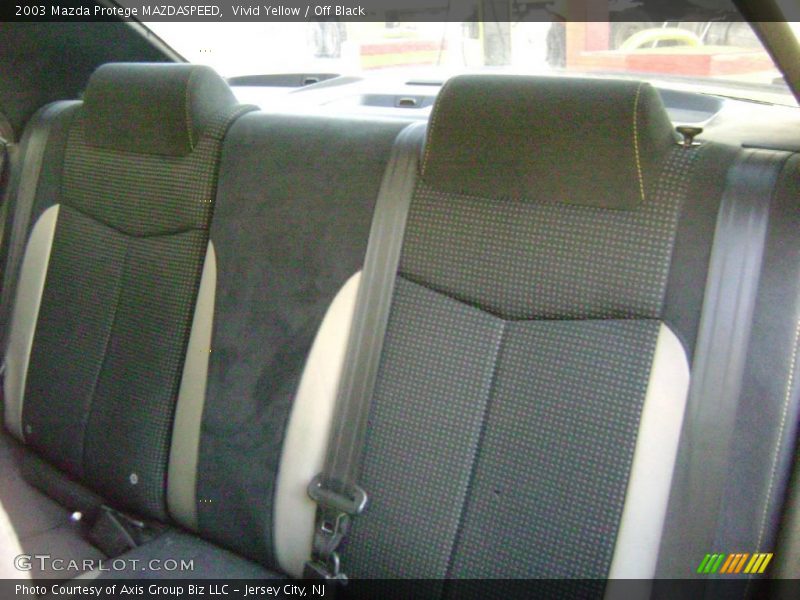Vivid Yellow / Off Black 2003 Mazda Protege MAZDASPEED