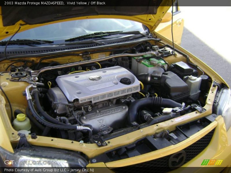 Vivid Yellow / Off Black 2003 Mazda Protege MAZDASPEED