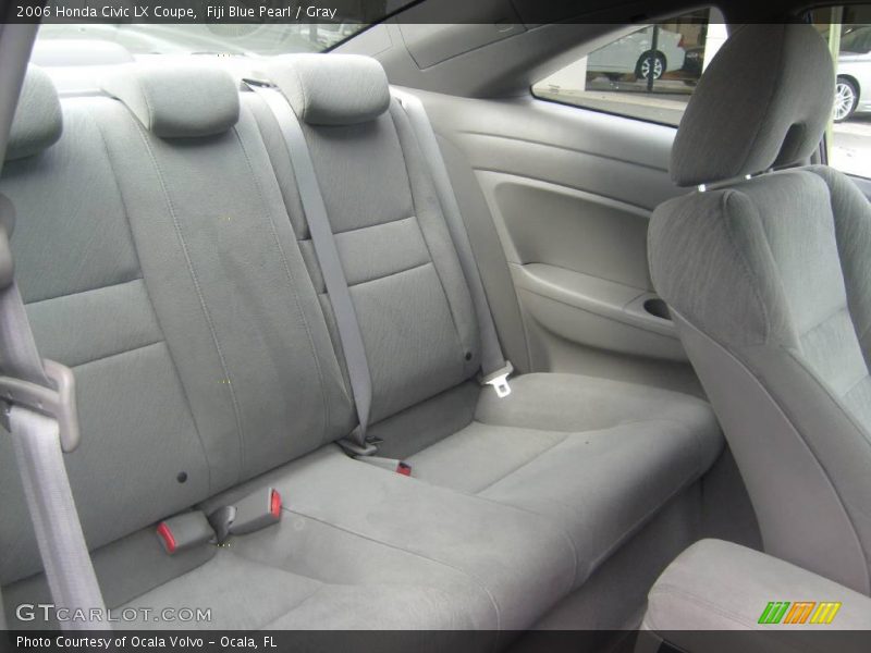 Fiji Blue Pearl / Gray 2006 Honda Civic LX Coupe