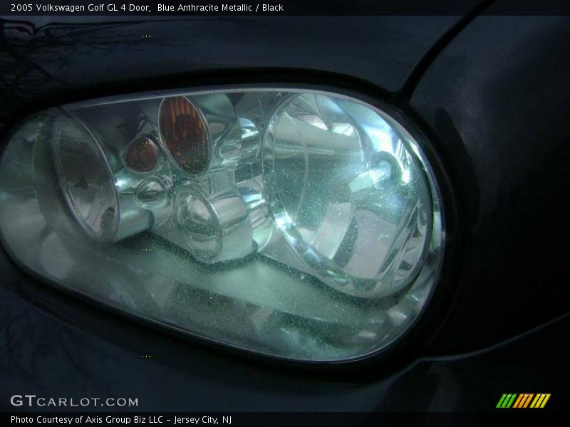 Blue Anthracite Metallic / Black 2005 Volkswagen Golf GL 4 Door