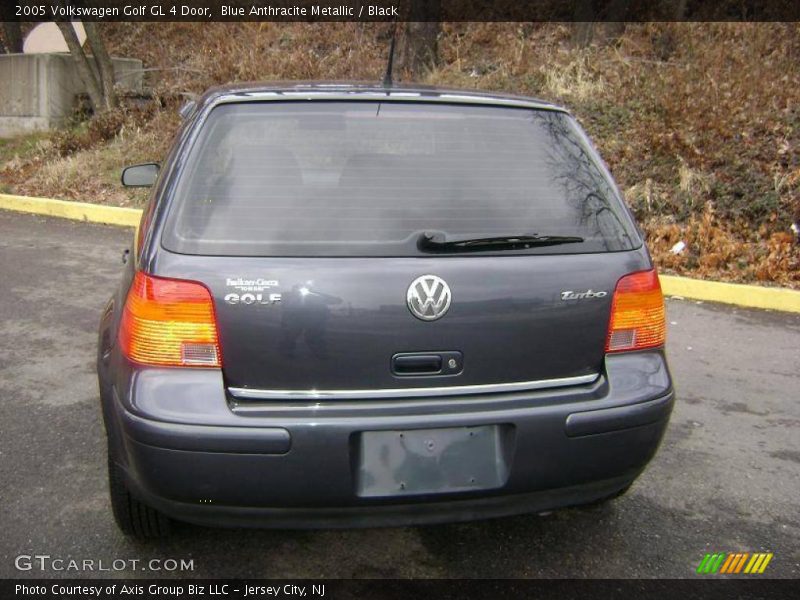 Blue Anthracite Metallic / Black 2005 Volkswagen Golf GL 4 Door