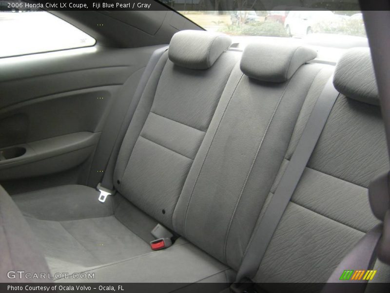 Fiji Blue Pearl / Gray 2006 Honda Civic LX Coupe