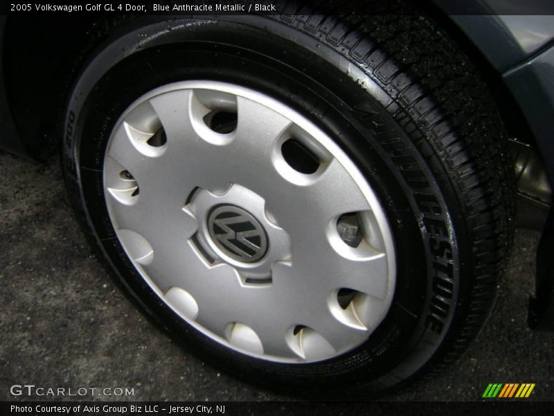 Blue Anthracite Metallic / Black 2005 Volkswagen Golf GL 4 Door