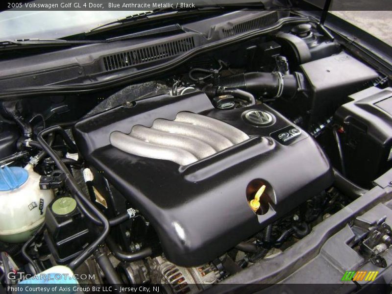 Blue Anthracite Metallic / Black 2005 Volkswagen Golf GL 4 Door