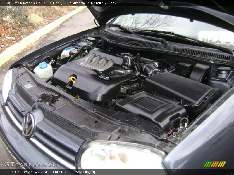 Blue Anthracite Metallic / Black 2005 Volkswagen Golf GL 4 Door