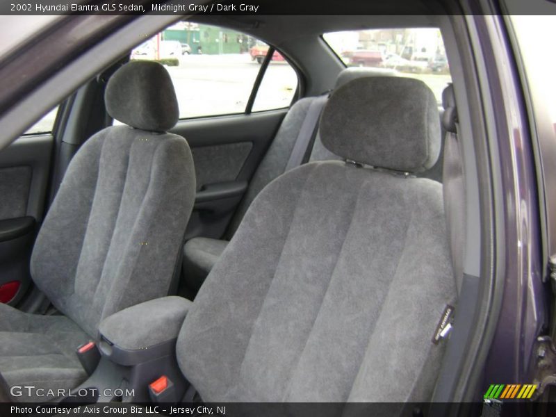 Midnight Gray / Dark Gray 2002 Hyundai Elantra GLS Sedan