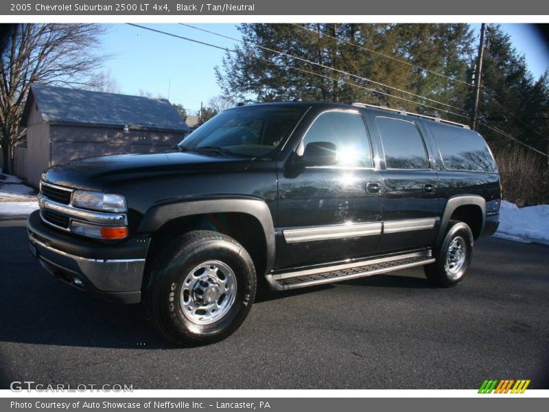 Black / Tan/Neutral 2005 Chevrolet Suburban 2500 LT 4x4