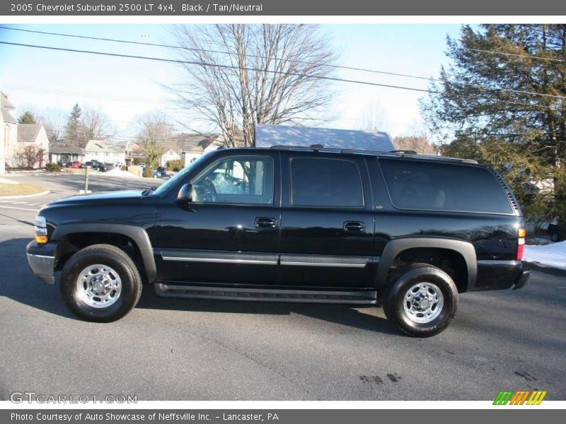 Black / Tan/Neutral 2005 Chevrolet Suburban 2500 LT 4x4