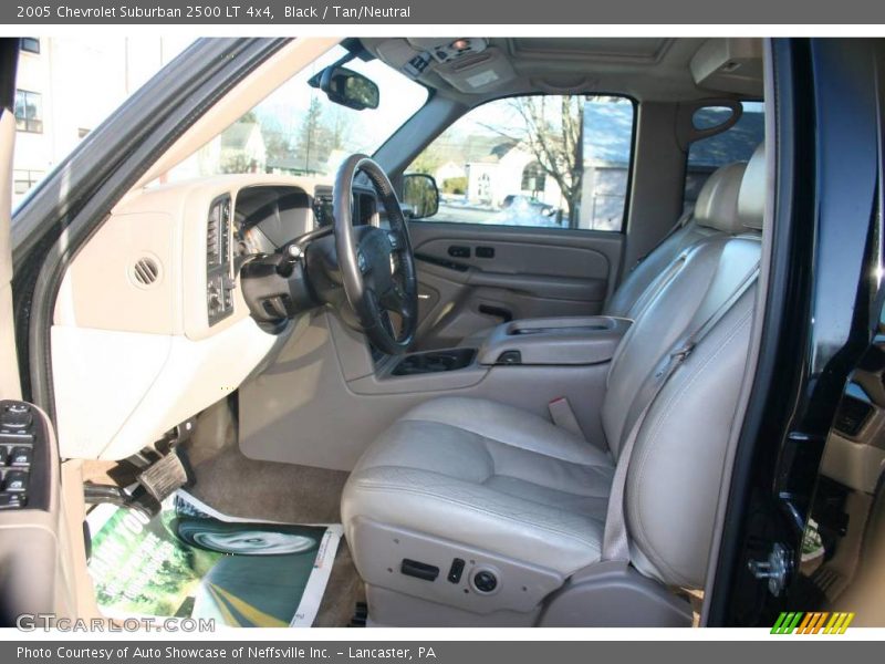 Black / Tan/Neutral 2005 Chevrolet Suburban 2500 LT 4x4