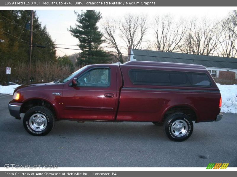 Dark Toreador Red Metallic / Medium Graphite 1999 Ford F150 XLT Regular Cab 4x4