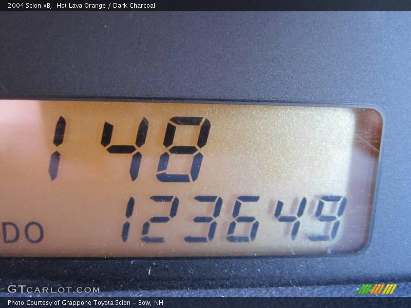 Hot Lava Orange / Dark Charcoal 2004 Scion xB