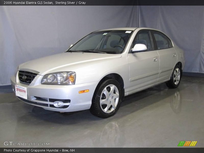 Sterling Silver / Gray 2006 Hyundai Elantra GLS Sedan