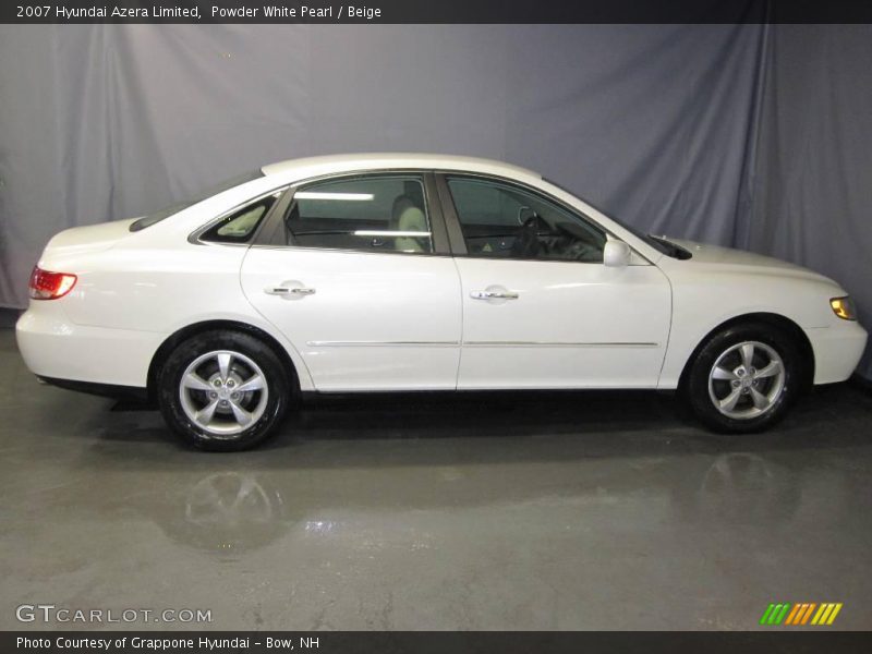 Powder White Pearl / Beige 2007 Hyundai Azera Limited