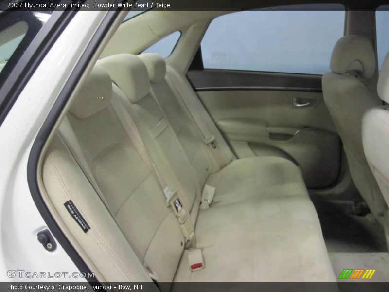 Powder White Pearl / Beige 2007 Hyundai Azera Limited