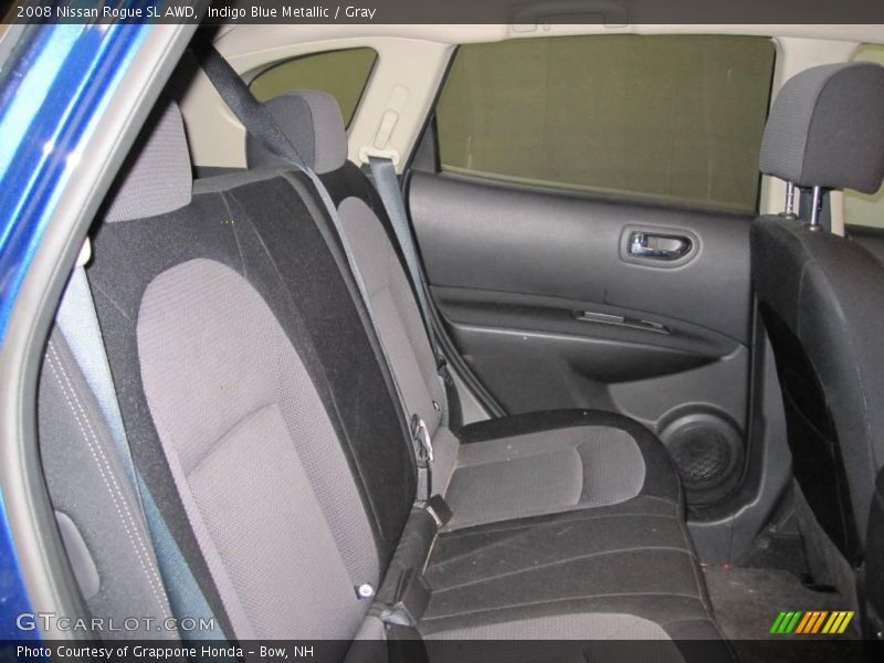 Indigo Blue Metallic / Gray 2008 Nissan Rogue SL AWD