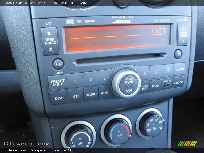 Indigo Blue Metallic / Gray 2008 Nissan Rogue SL AWD