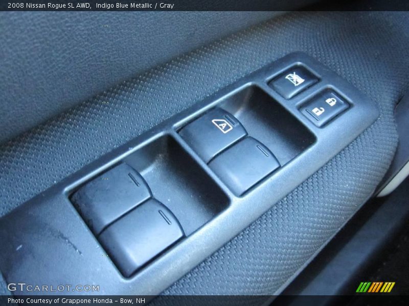Indigo Blue Metallic / Gray 2008 Nissan Rogue SL AWD
