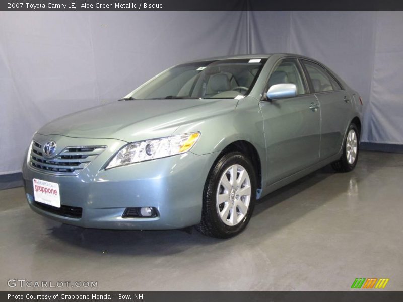 Aloe Green Metallic / Bisque 2007 Toyota Camry LE