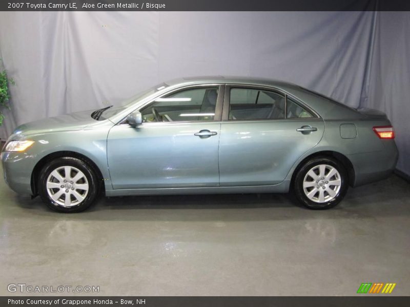 Aloe Green Metallic / Bisque 2007 Toyota Camry LE