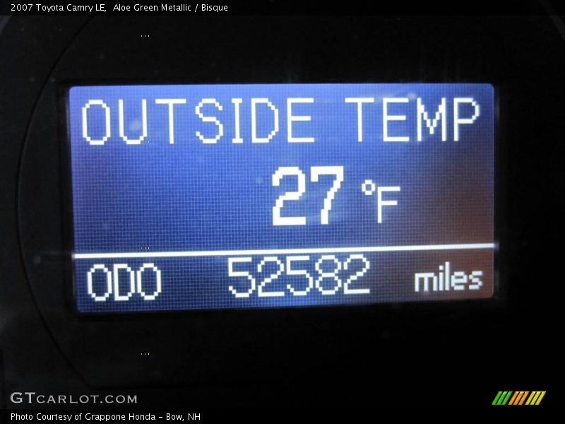 Aloe Green Metallic / Bisque 2007 Toyota Camry LE