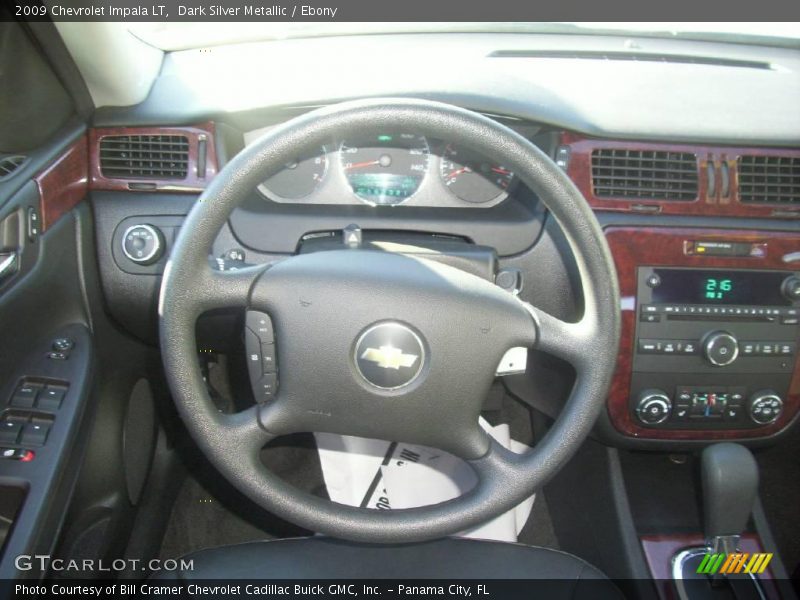 Dark Silver Metallic / Ebony 2009 Chevrolet Impala LT