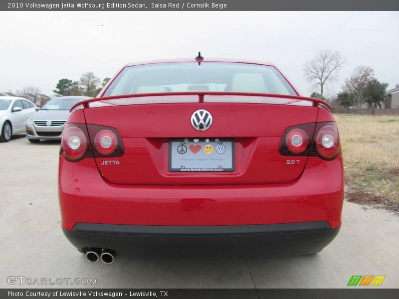 Salsa Red / Cornsilk Beige 2010 Volkswagen Jetta Wolfsburg Edition Sedan