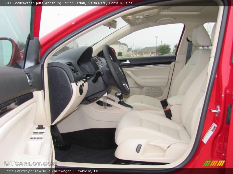 Salsa Red / Cornsilk Beige 2010 Volkswagen Jetta Wolfsburg Edition Sedan
