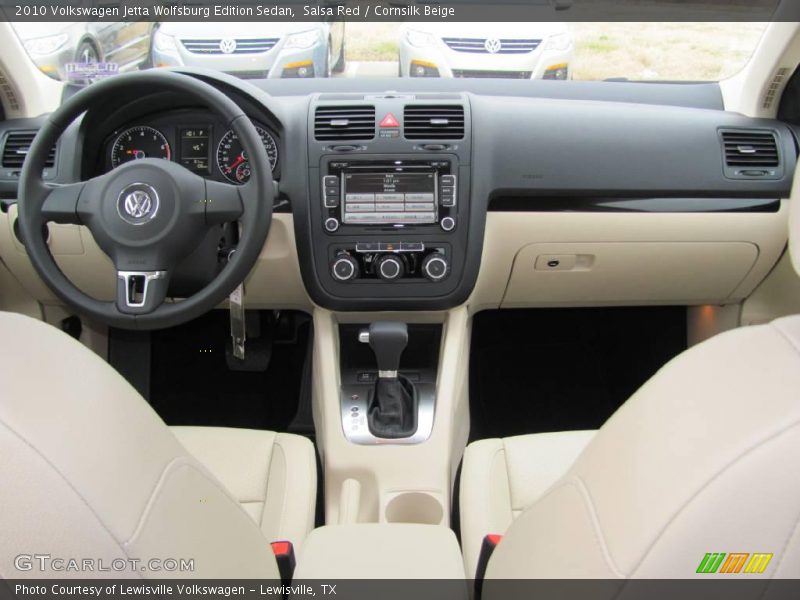 Salsa Red / Cornsilk Beige 2010 Volkswagen Jetta Wolfsburg Edition Sedan