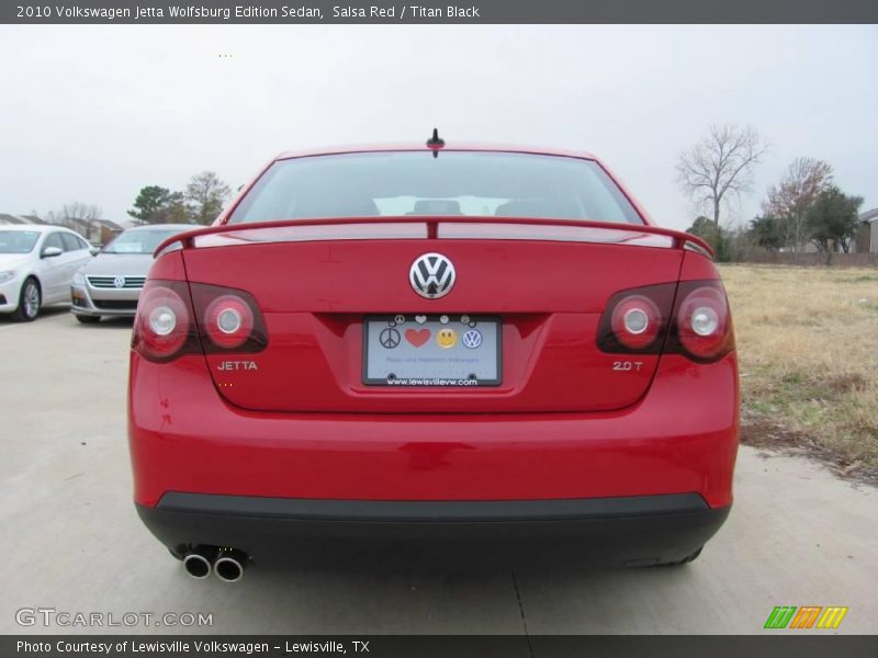 Salsa Red / Titan Black 2010 Volkswagen Jetta Wolfsburg Edition Sedan