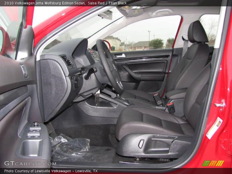 Salsa Red / Titan Black 2010 Volkswagen Jetta Wolfsburg Edition Sedan