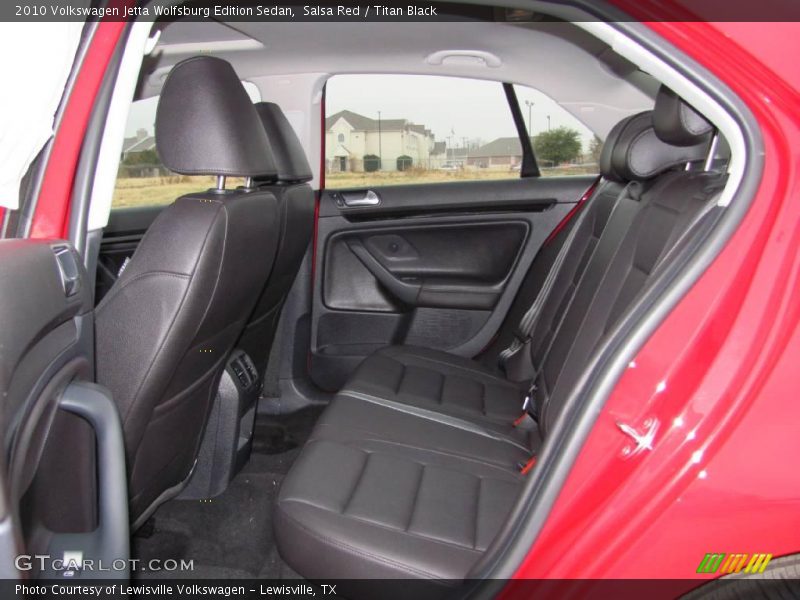 Salsa Red / Titan Black 2010 Volkswagen Jetta Wolfsburg Edition Sedan