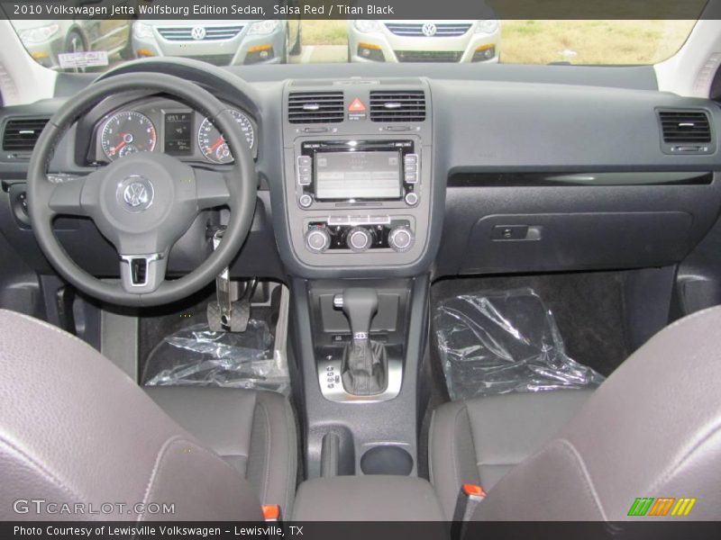 Salsa Red / Titan Black 2010 Volkswagen Jetta Wolfsburg Edition Sedan
