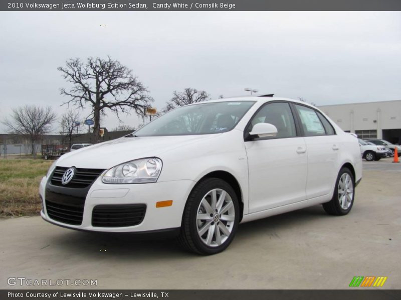 Candy White / Cornsilk Beige 2010 Volkswagen Jetta Wolfsburg Edition Sedan