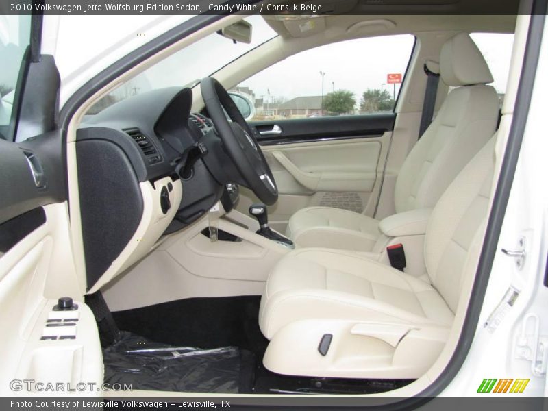 Candy White / Cornsilk Beige 2010 Volkswagen Jetta Wolfsburg Edition Sedan