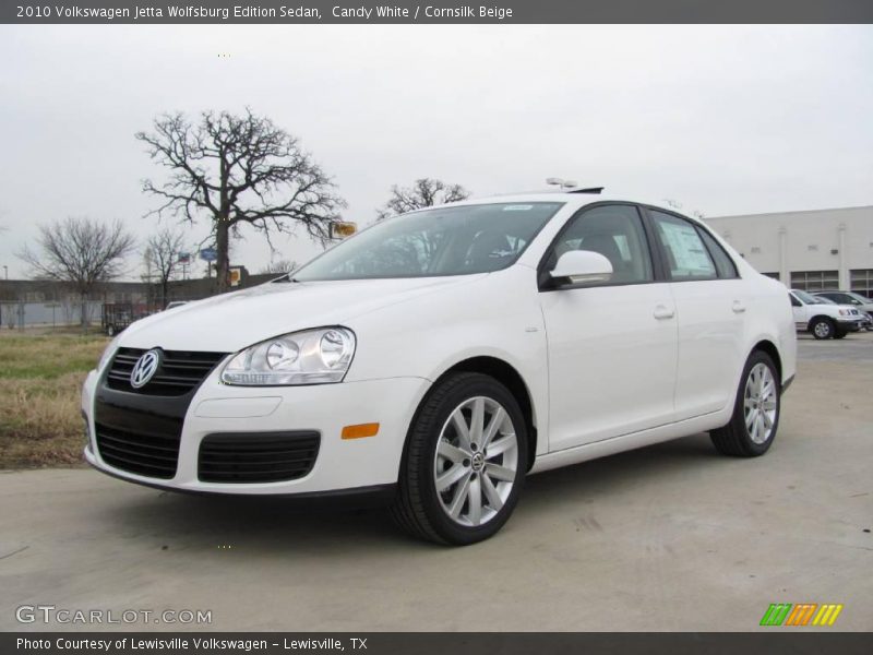 Candy White / Cornsilk Beige 2010 Volkswagen Jetta Wolfsburg Edition Sedan