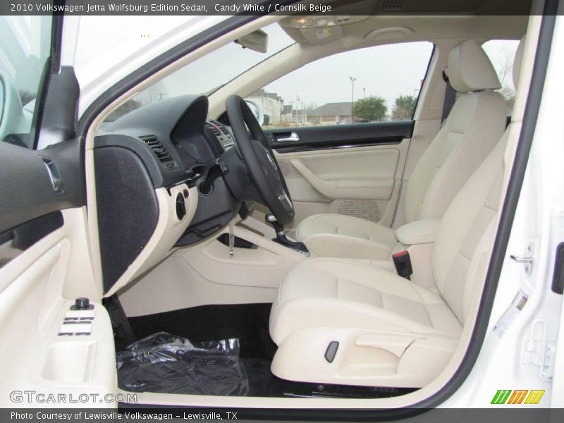 Candy White / Cornsilk Beige 2010 Volkswagen Jetta Wolfsburg Edition Sedan