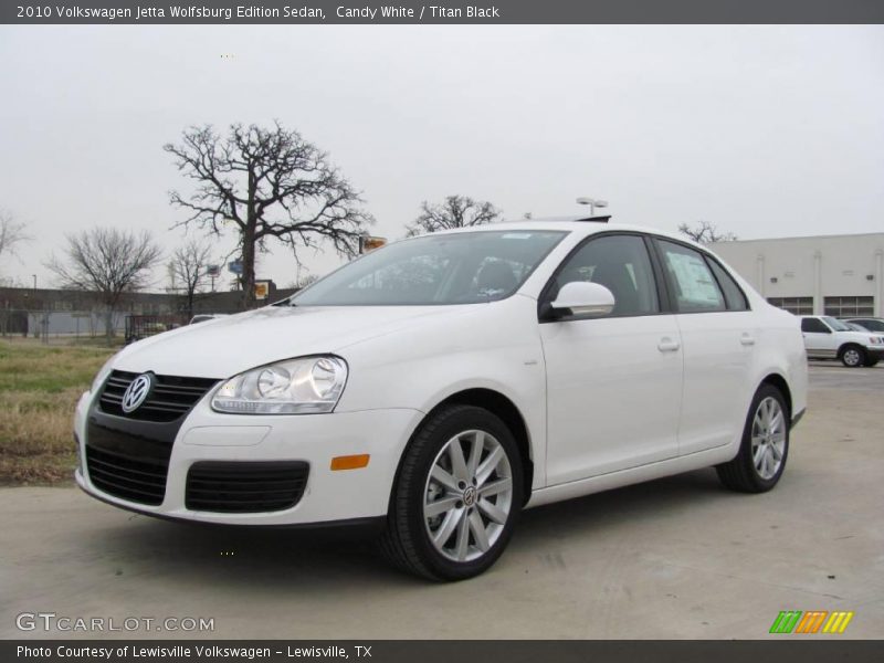 Candy White / Titan Black 2010 Volkswagen Jetta Wolfsburg Edition Sedan