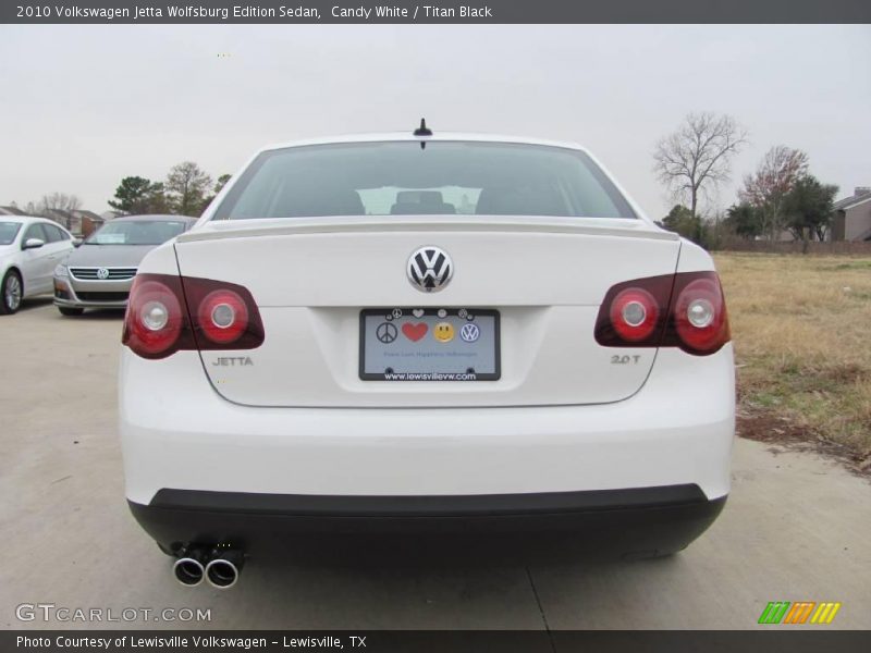 Candy White / Titan Black 2010 Volkswagen Jetta Wolfsburg Edition Sedan