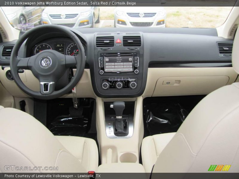 Salsa Red / Cornsilk Beige 2010 Volkswagen Jetta Wolfsburg Edition Sedan