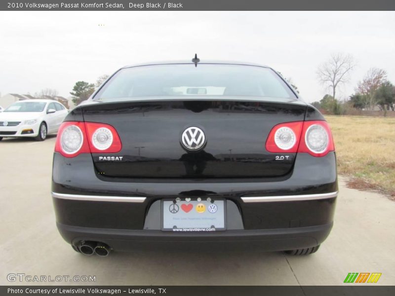 Deep Black / Black 2010 Volkswagen Passat Komfort Sedan