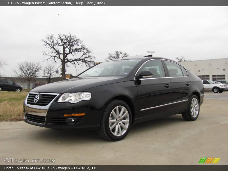 Deep Black / Black 2010 Volkswagen Passat Komfort Sedan